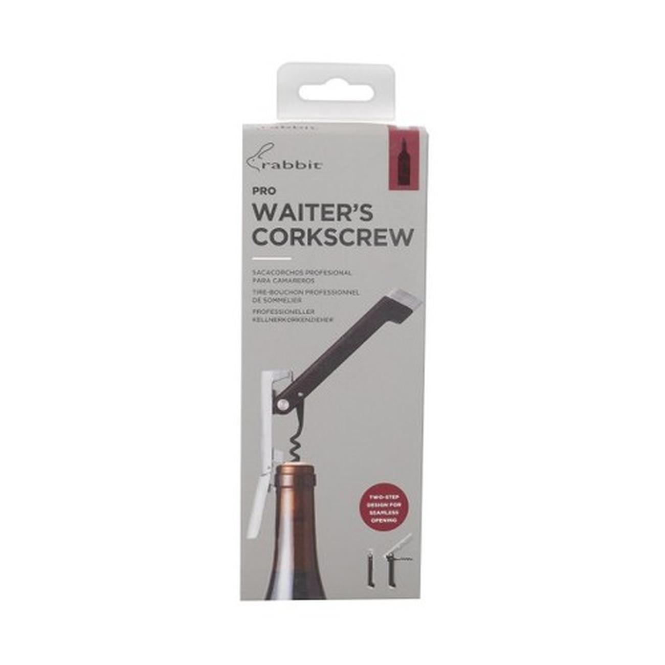 rabbit-professional-waiters-friend-corkscrew - Rabbit Pro Waiter's Corkscrew