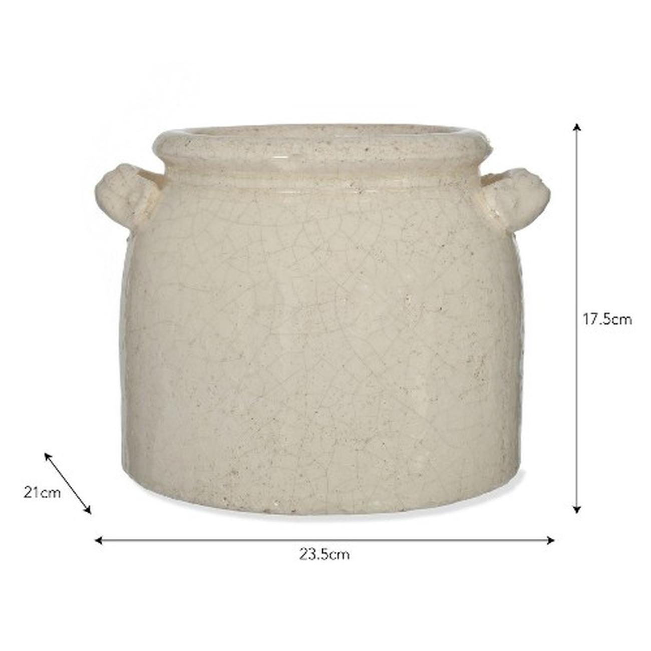 garden-trading-ceramic-pot-with-handles-ravello - Ravello Ceramic Pot with Handles