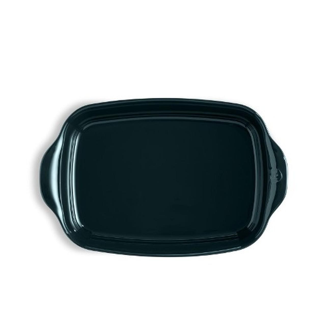 emile-henry-rectangular-oven-dish-medium-navy-blue - Emile Henry Ocean Blue Rectangular Oven Dish Medium