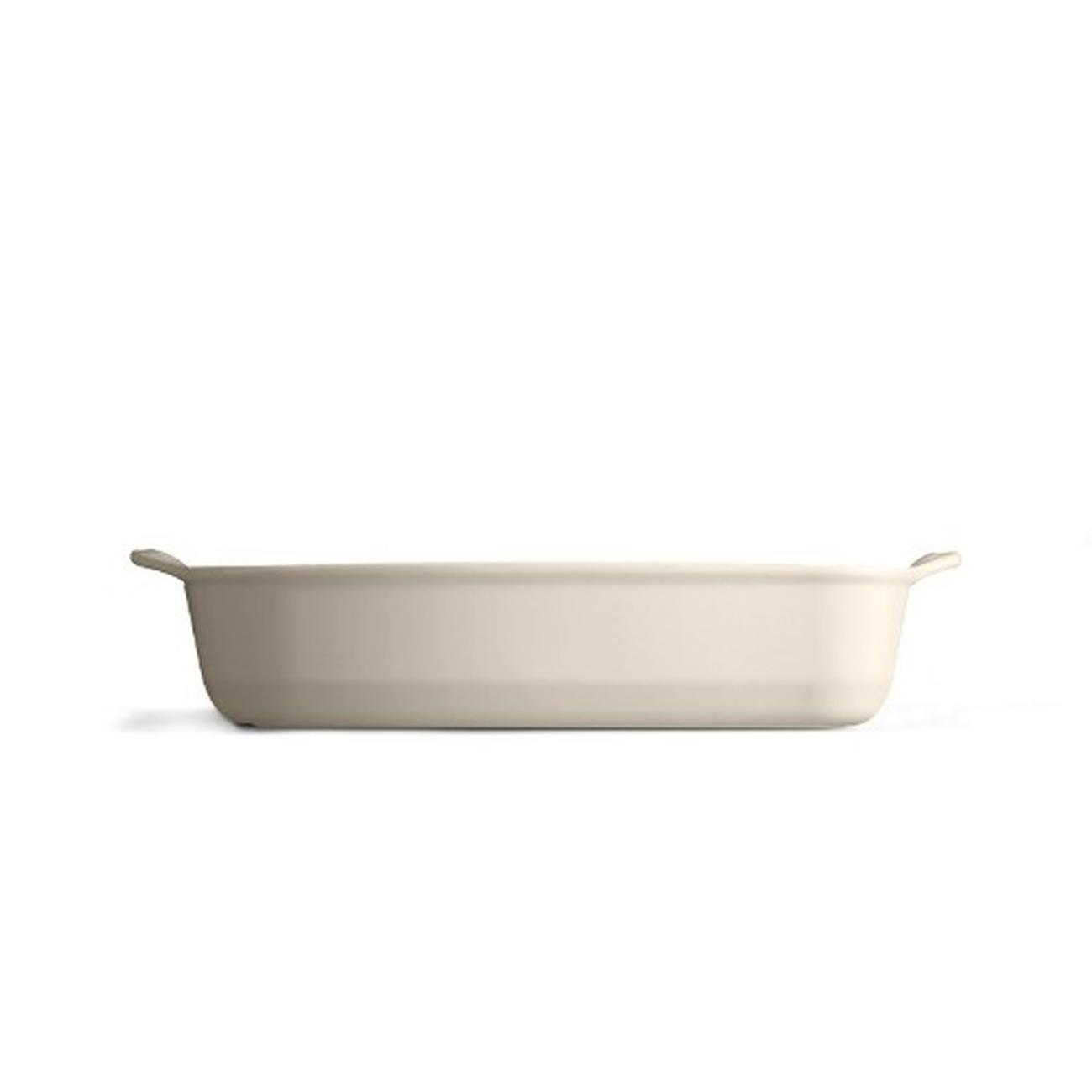 emile-henry-rectangular-oven-dish-medium-argile-cream - Emile Henry Clay Rectangular Oven Dish Medium
