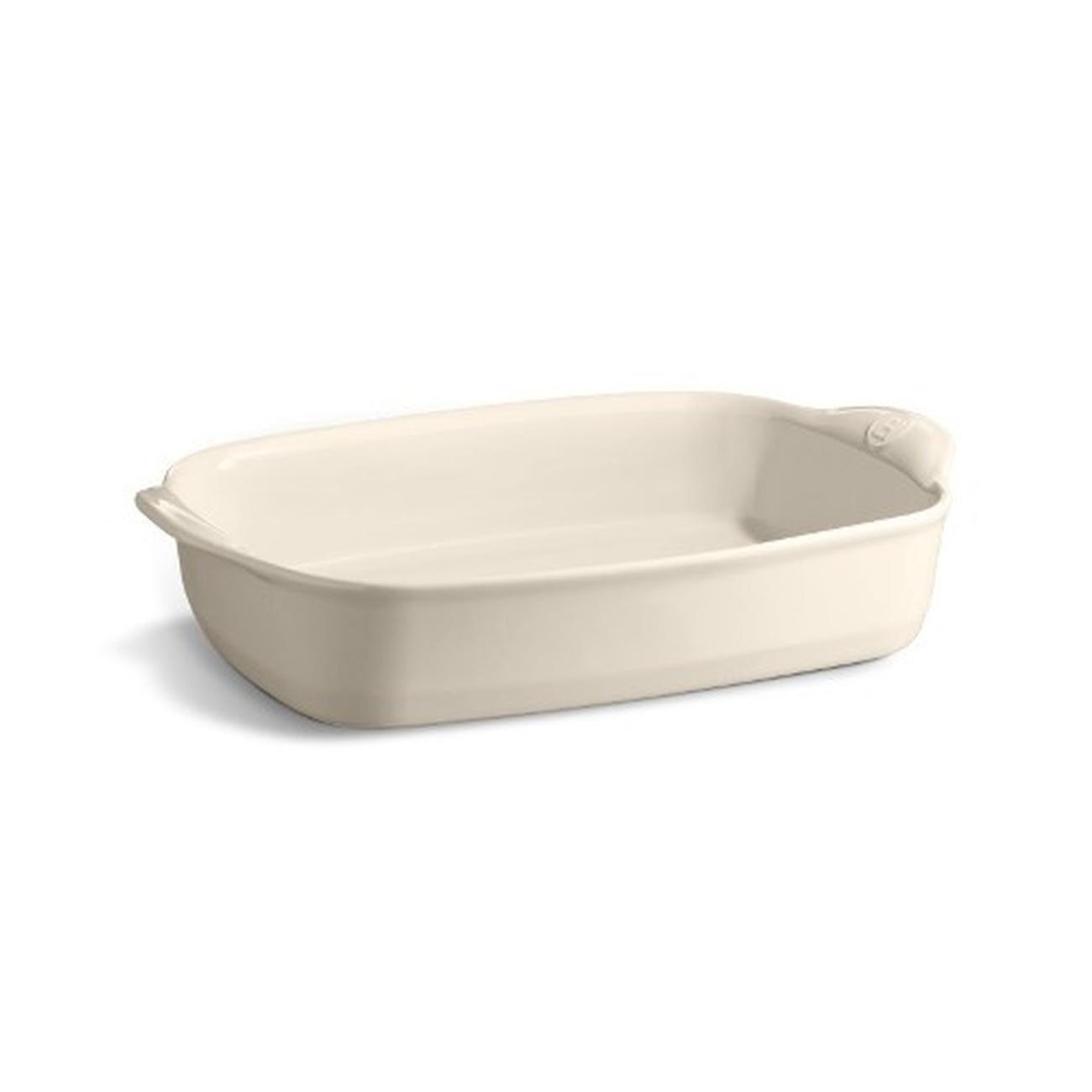 emile-henry-rectangular-oven-dish-medium-argile-cream - Emile Henry Clay Rectangular Oven Dish Medium