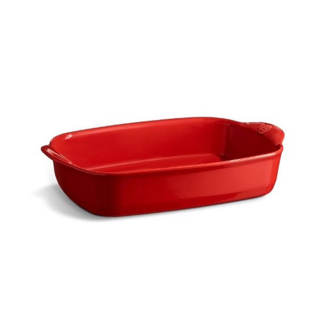 emile-henry-rectangular-oven-dish-medium-red - Emile Henry Red Rectangular Oven Dish Medium
