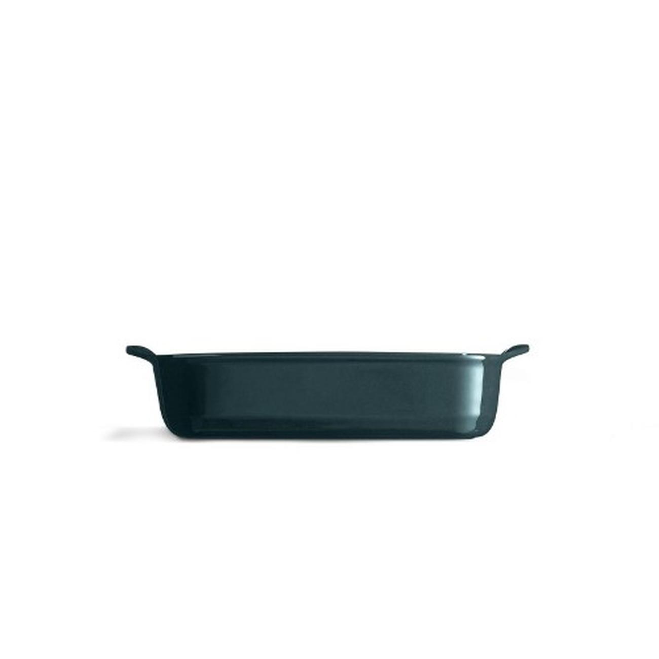 emile-henry-rectangular-oven-dish-small-navy-blue - Emile Henry Ocean Blue Rectangular Oven Dish Small