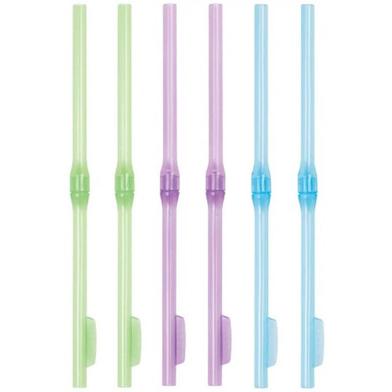 sistema-reusable-plastic-straws-6-pack - Sistema Reusable Drinking Straws 6pc