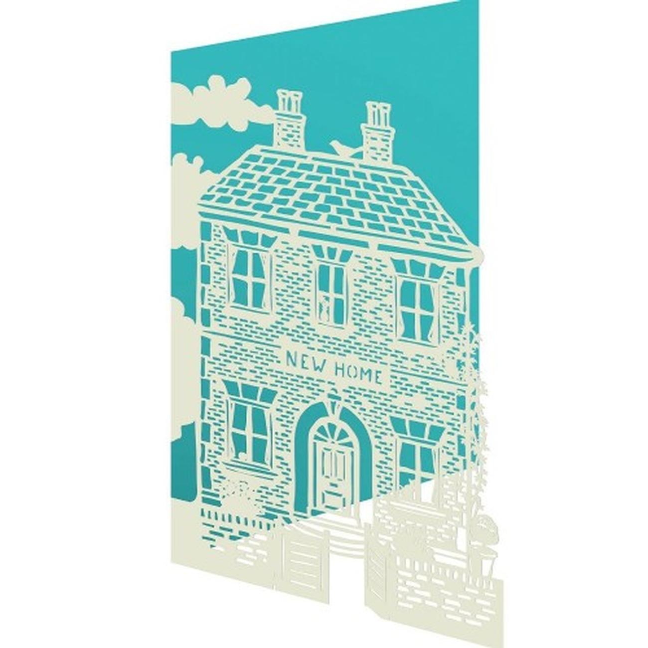 roger-la-borde-new-home-congratulations-card - Lasercut Greeting Card - New Home
