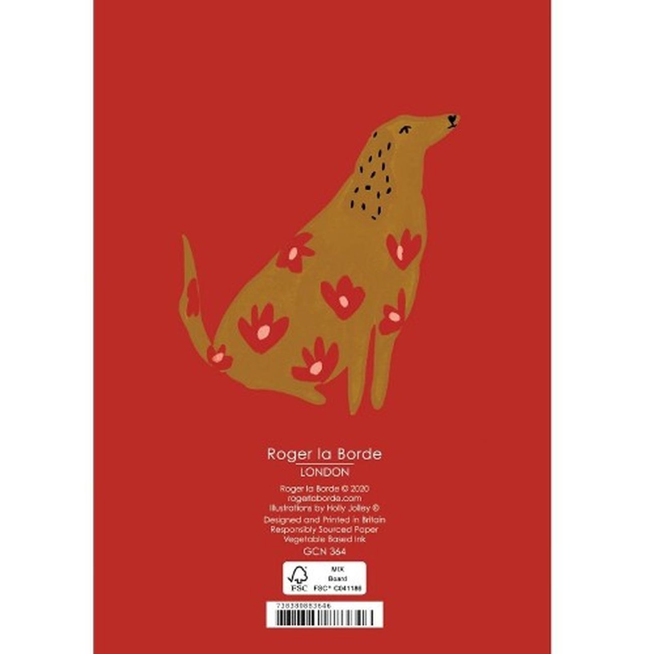 thank-you-card-cinnamon-ginger-black-dog - Thank You Card - Cinnamon & Ginger Petit Card