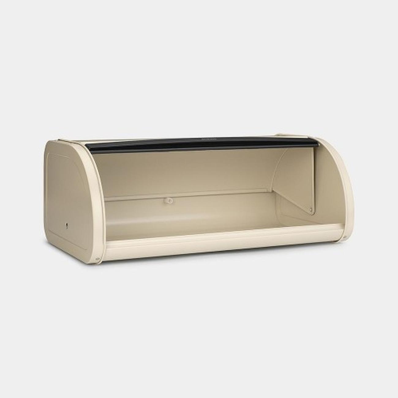 brabantia-roll-top-bread-bin-almond - Brabantia Roll Top Bread Bin Almond