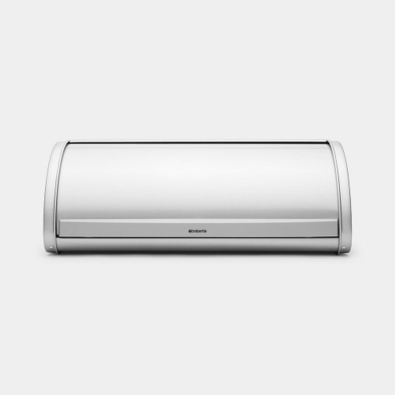 brabantia-roll-top-bread-bin-metallic-grey - Brabantia Roll Top Bread Bin Metallic Grey