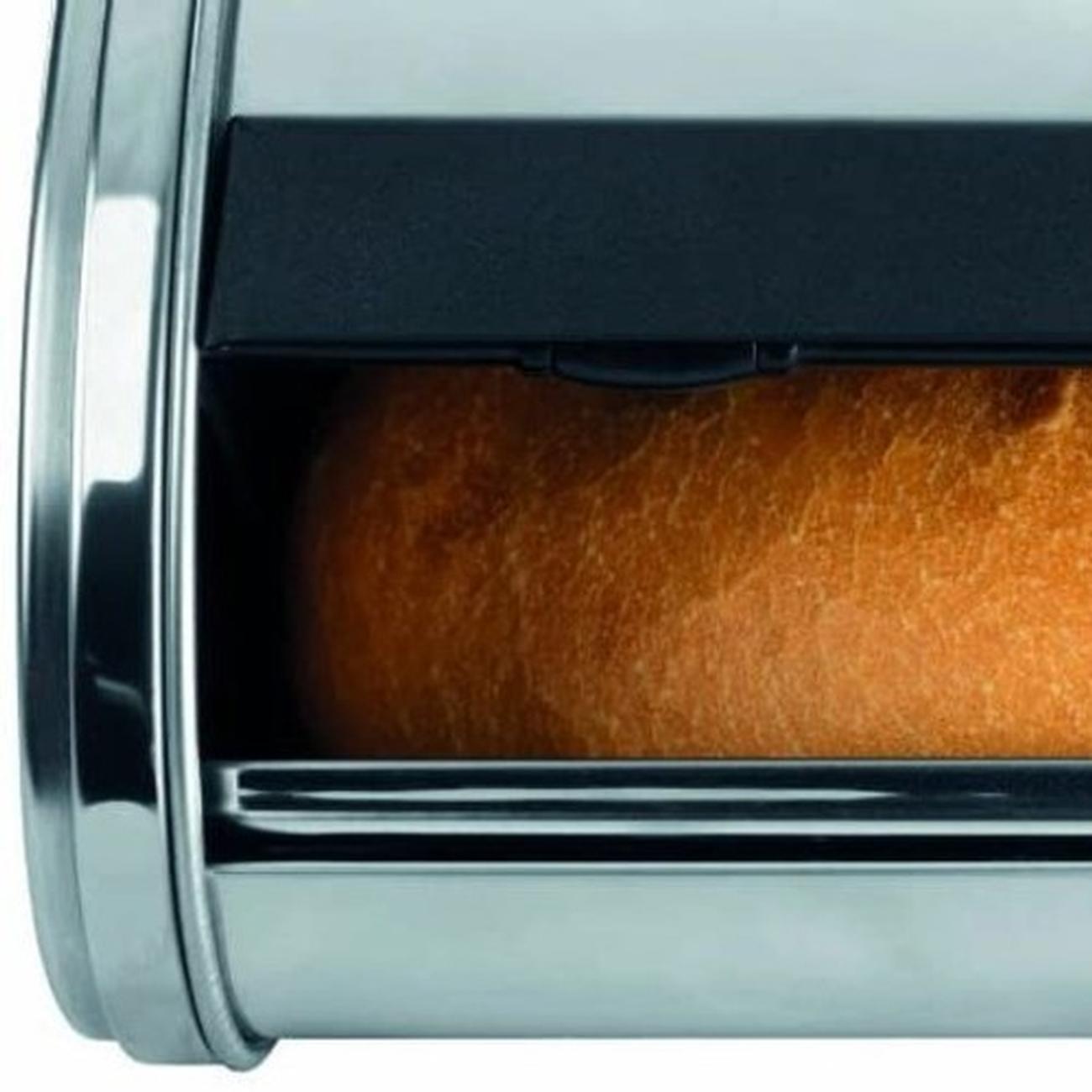 brabantia-roll-top-bread-bin-stainless-steel-medium - Brabantia Roll Top Bread Bin Medium Matt Steel