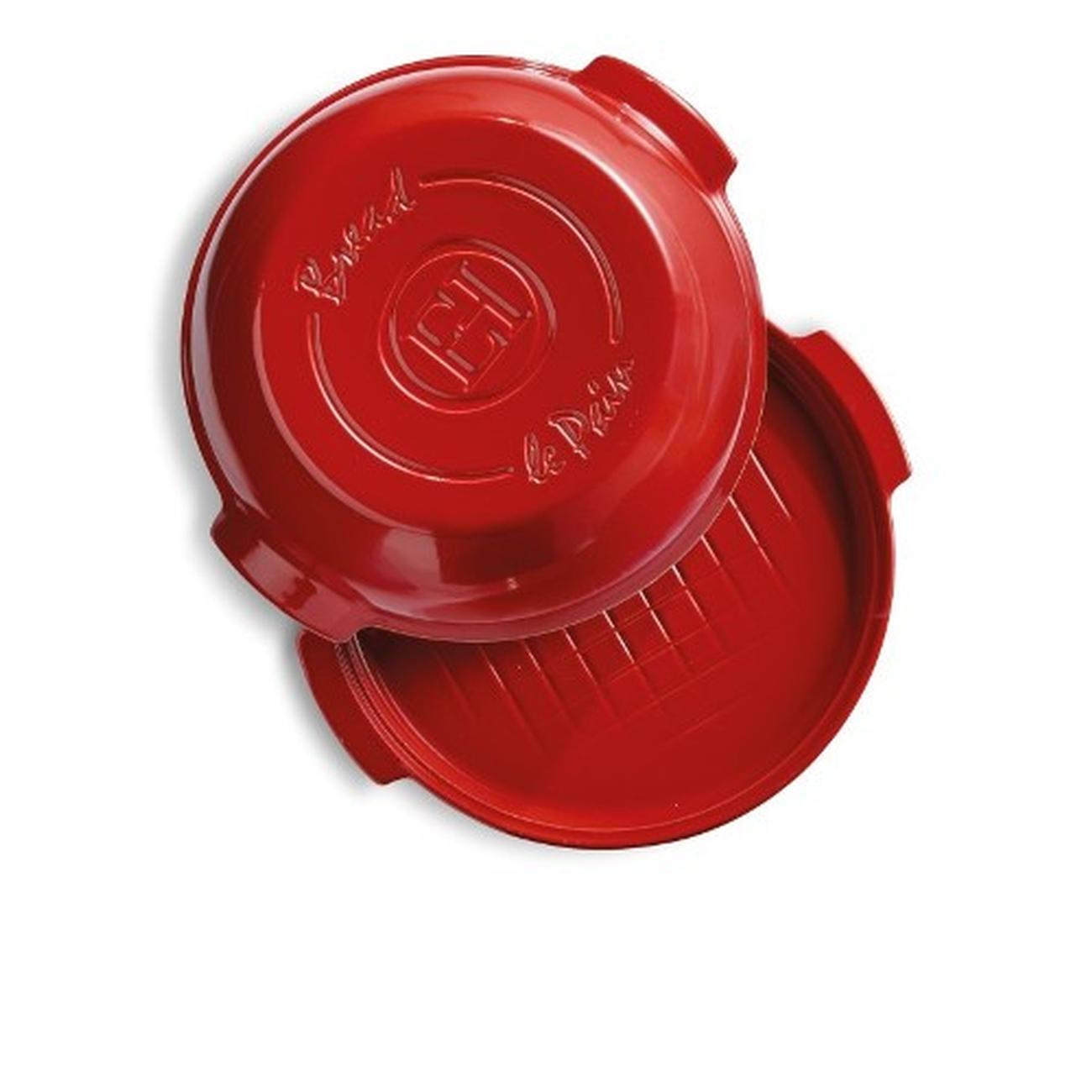 emile-henry-round-bread-baker-red - Emile Henry Red Round Bread Baker