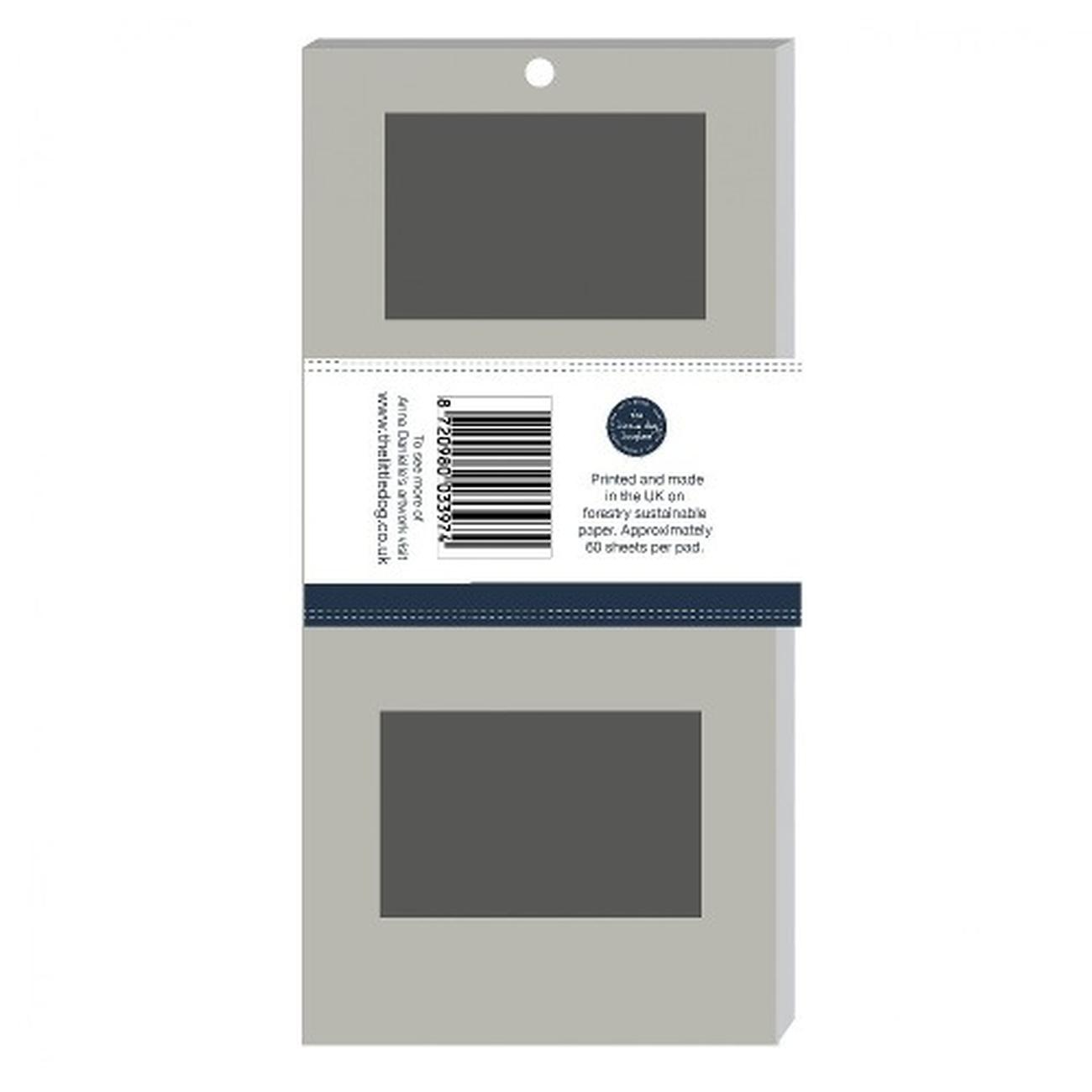 magnetic-notepad-scruffy-love-jack-russell - Magnetic Notepad Jack Russell Scruffy Love