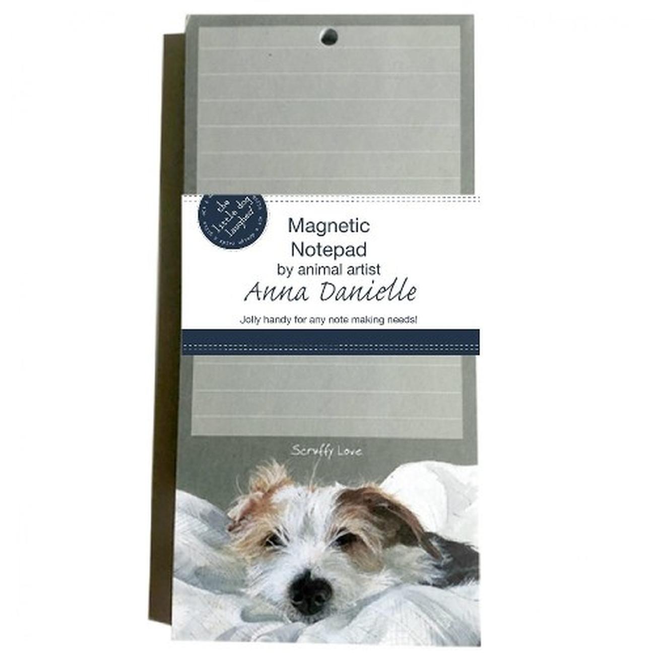magnetic-notepad-scruffy-love-jack-russell - Magnetic Notepad Jack Russell Scruffy Love
