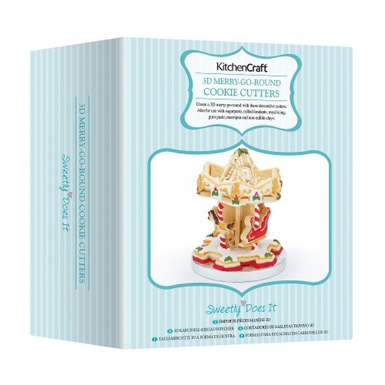 sweetly-does-it-3D-merry-go-round-cookie-cutter-set - Sweetly Does It 3D Merry Go Round Cookie Cutter Set