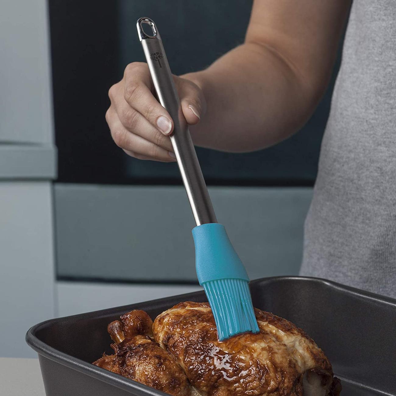 Zeal Silicone Pastry & Basting Brush Steel Handle