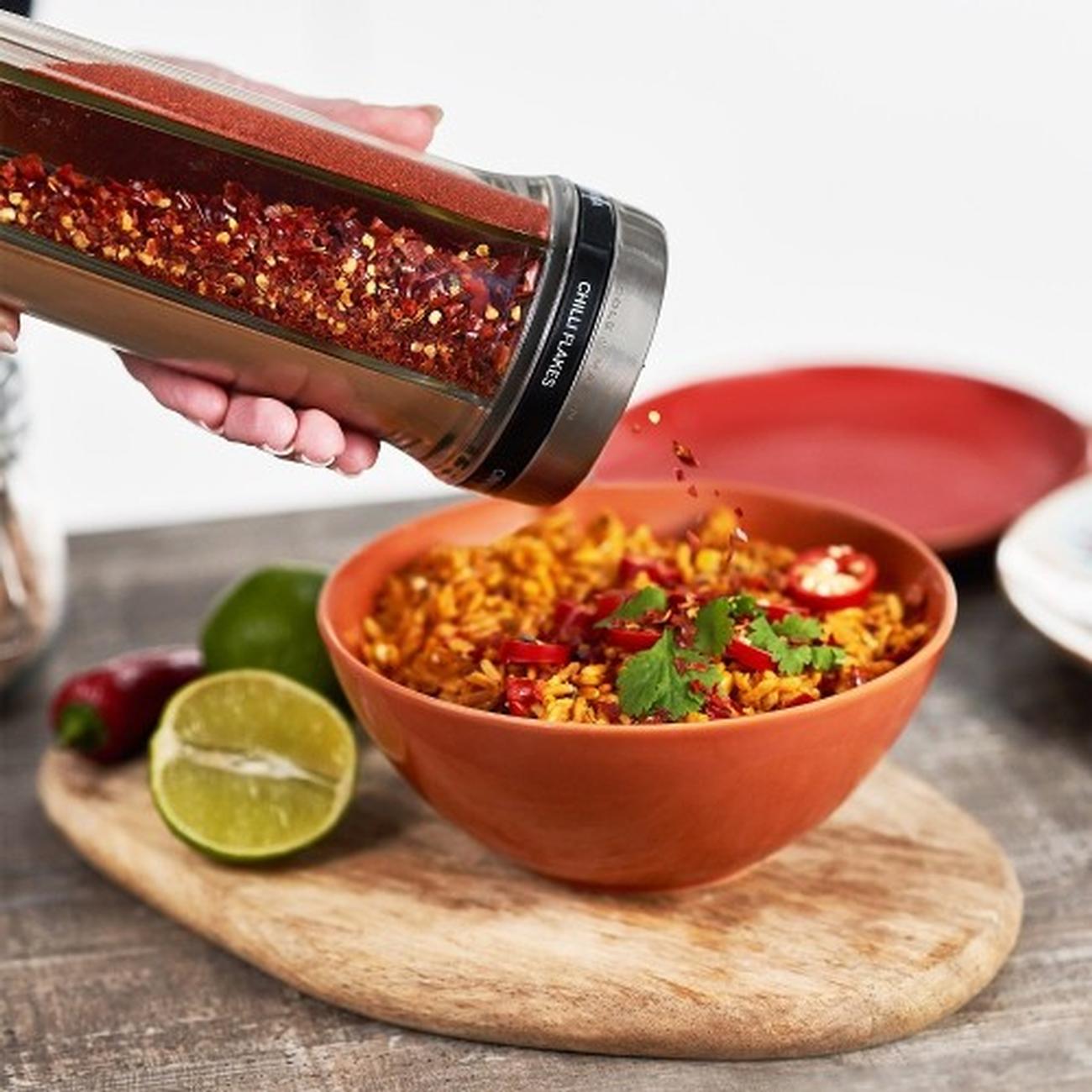 cole-and-mason-saunderton-filled-spices-dispenser-20cm - Cole & Mason Saunderton Spice Storage Shaker 20cm Filled