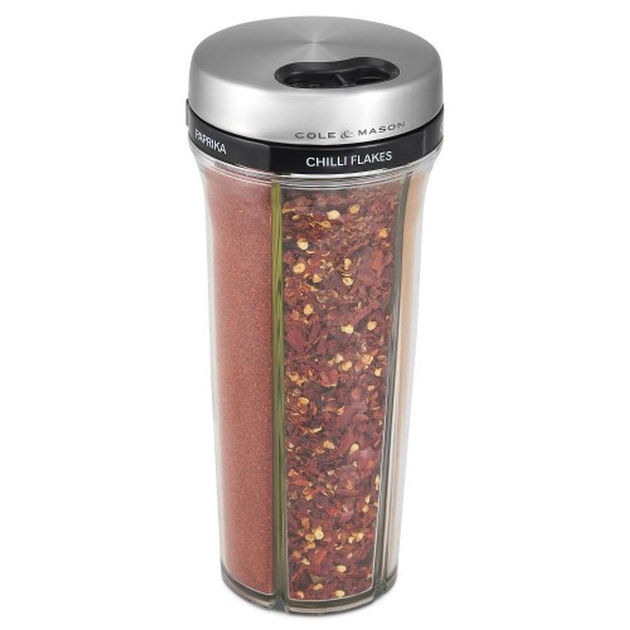 cole-and-mason-saunderton-filled-spices-dispenser-20cm - Cole & Mason Saunderton Spice Storage Shaker 20cm Filled