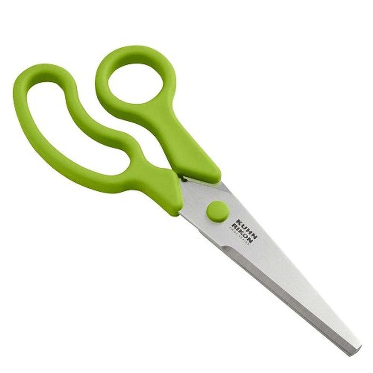 kuhn-rikon-kitchen-shears-green - Kuhn Rikon Household Kitchen Scissors Green
