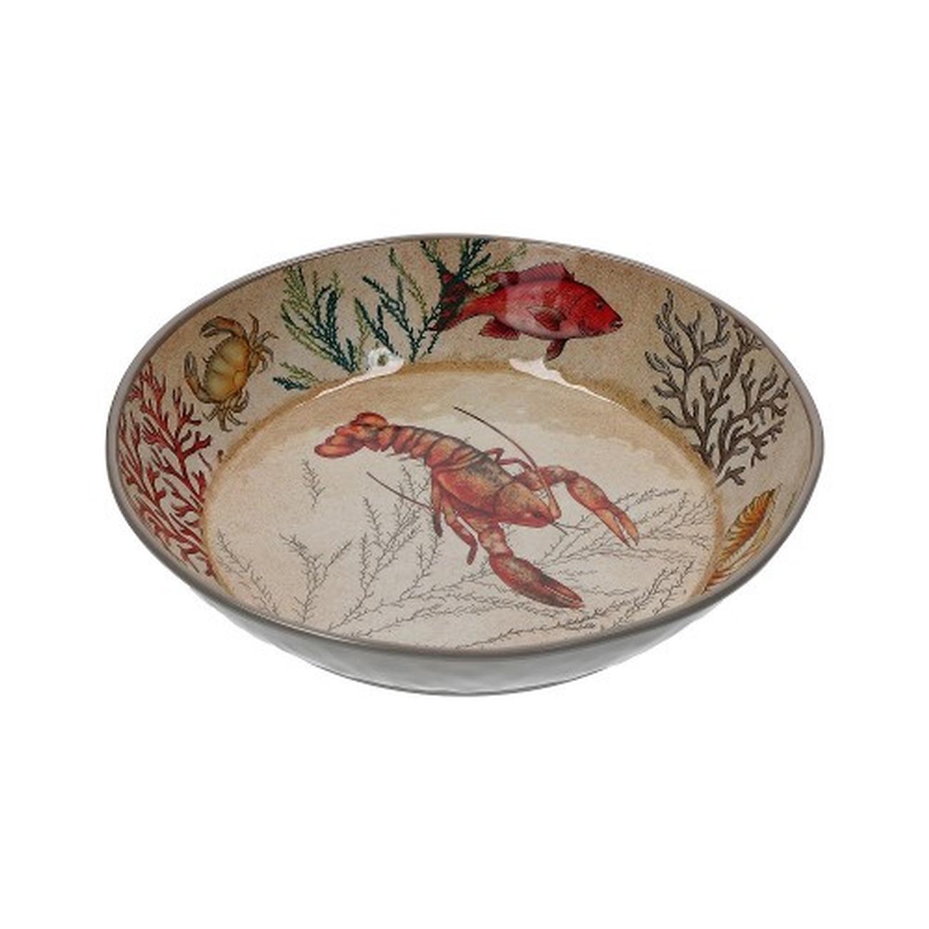 sea-life-spaghetti-bowl-37cm-melamine - Sea Life Spaghetti Bowl 37cm