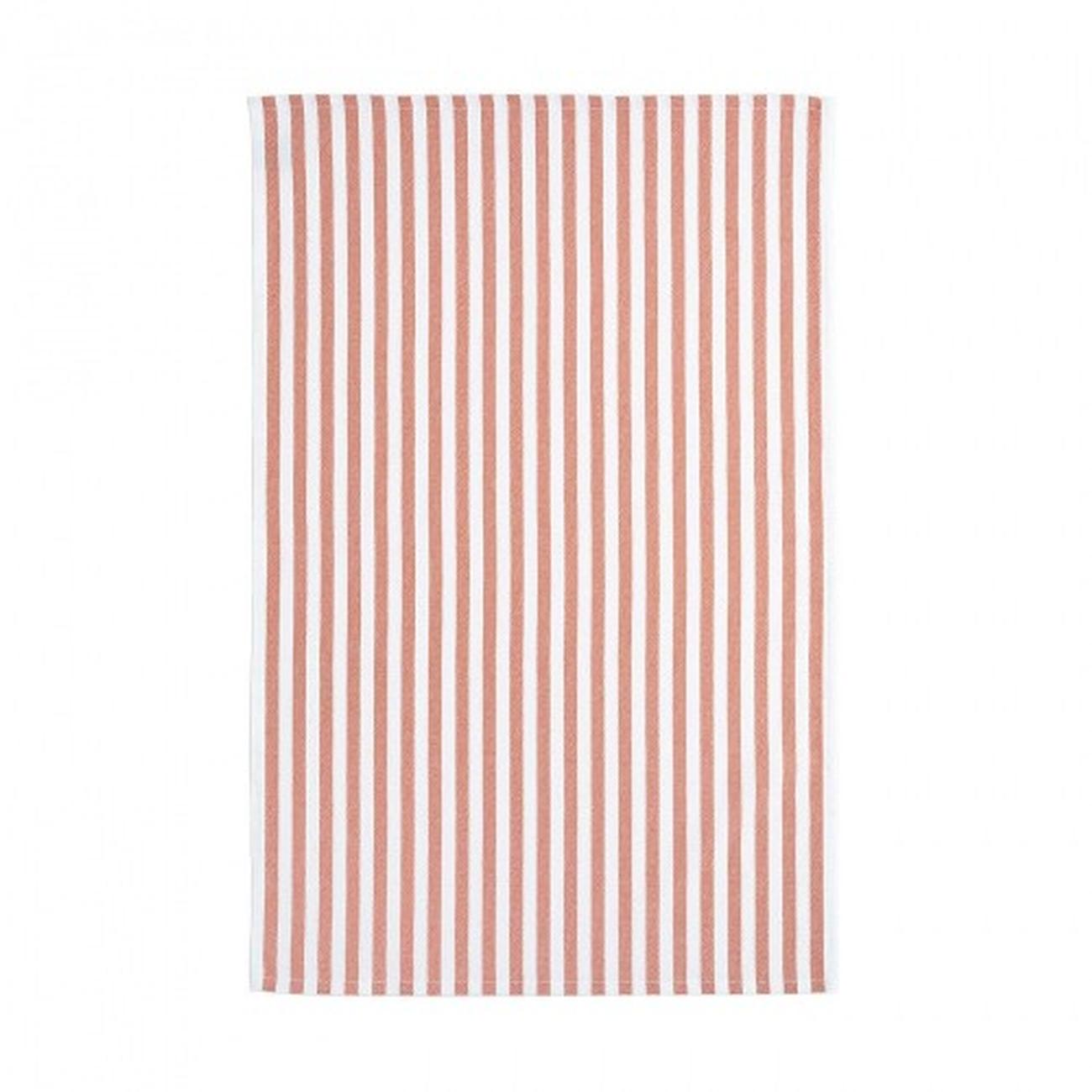 casafina-set-of-2-kitchen-towels-stripes-orange - Stripes Set of 2 Kitchen Towels Orange