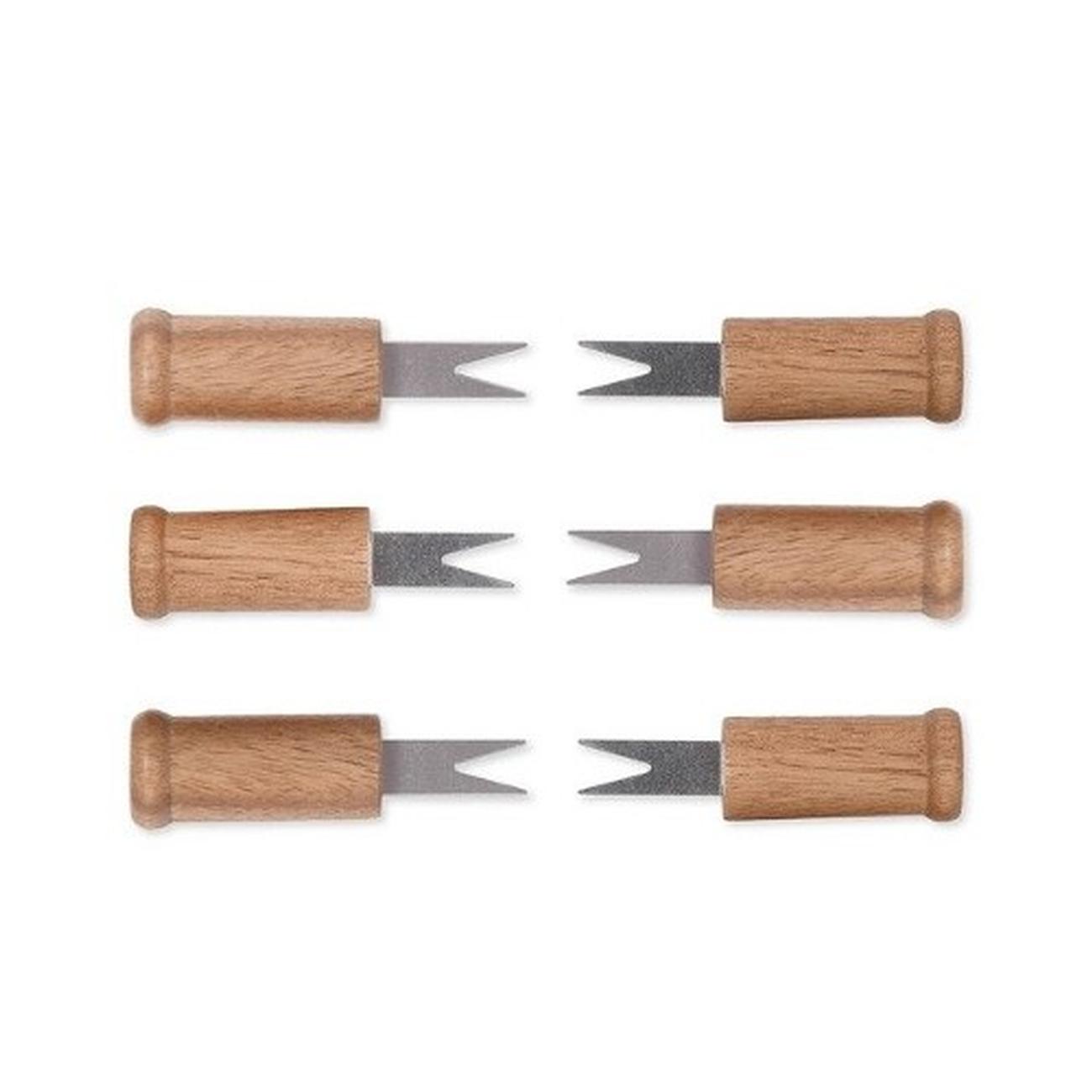 garden-trading-set-of-6-corn-skewers - Garden Trading Set of 6 Corn Holders