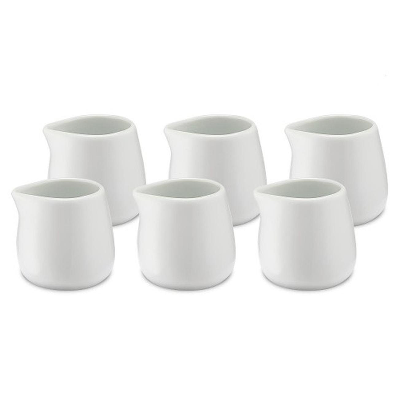 weis-porcelain-mini-milk-jugs-creamer-6pc-set-50ml  - Porcelain Mini Milk Jugs 50ml Set of 6