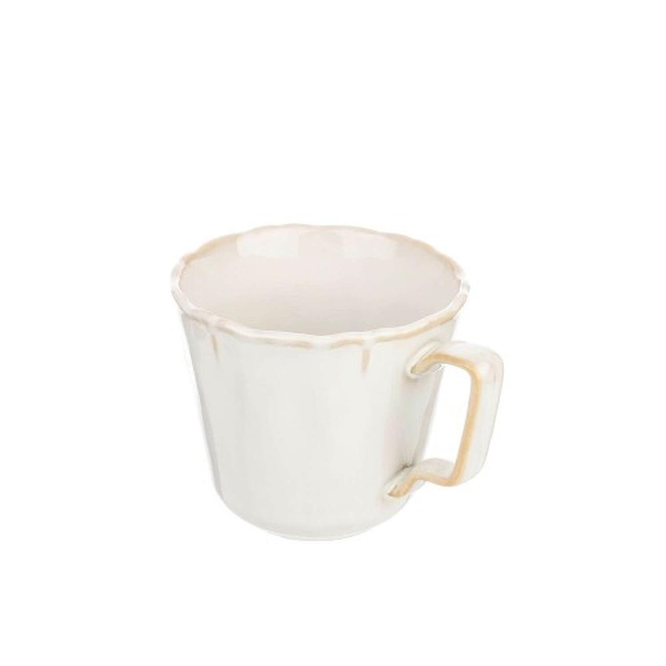 siip-white-reactive-glaze-scalloped-edge-mug - Siip Reactive Glaze Scalloped Edge Mug White
