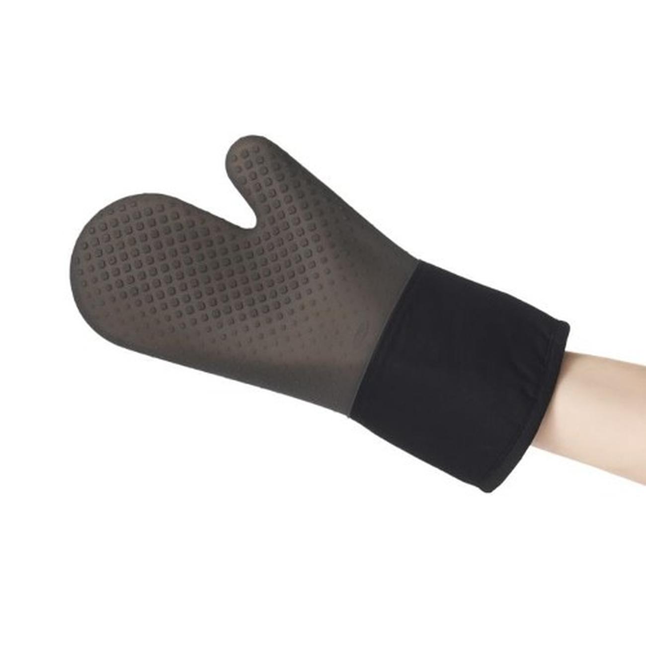 oxo-good-grips-silicone-oven-gauntlet-black - OXO Good Grips Silicone Oven Mitt Black