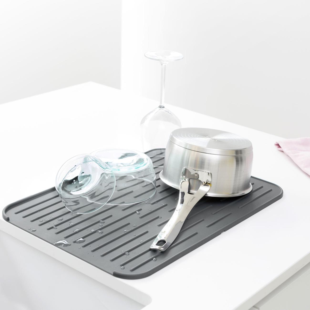 Brabantia Dish Drying Rack Light Gray