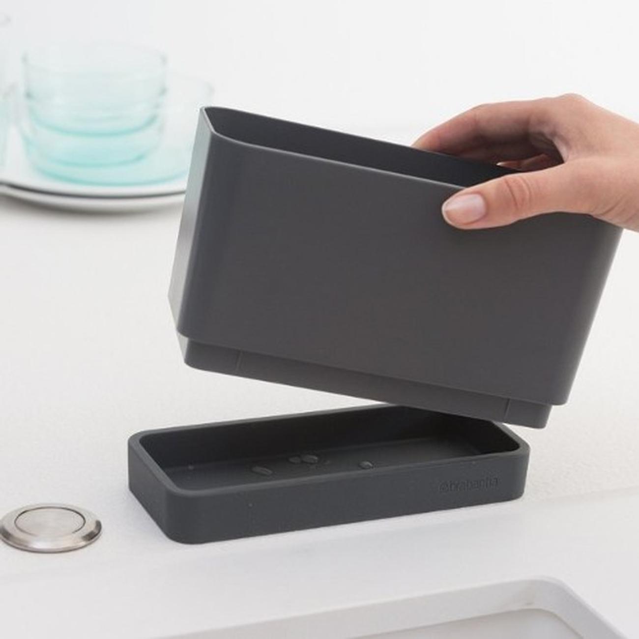 brabantia-sink-organiser-dark-grey - Brabantia Sink Organiser Dark Grey