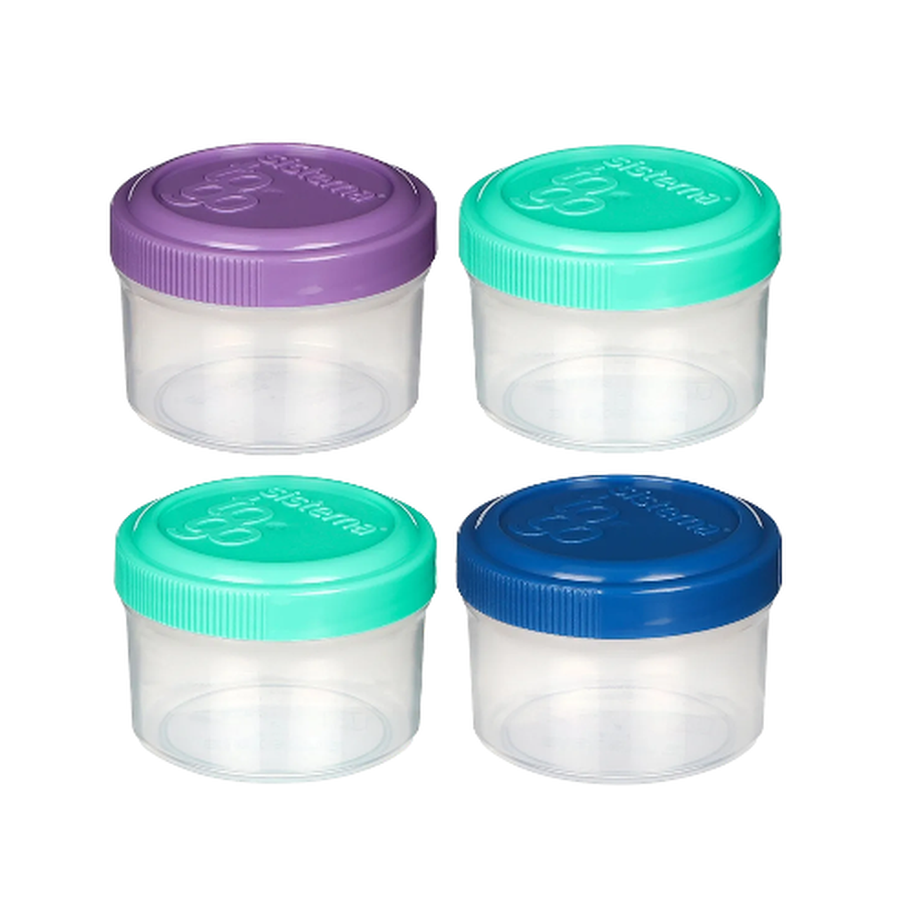 Sistema to Go Mini Knick Knack Pack Containers 4 PC