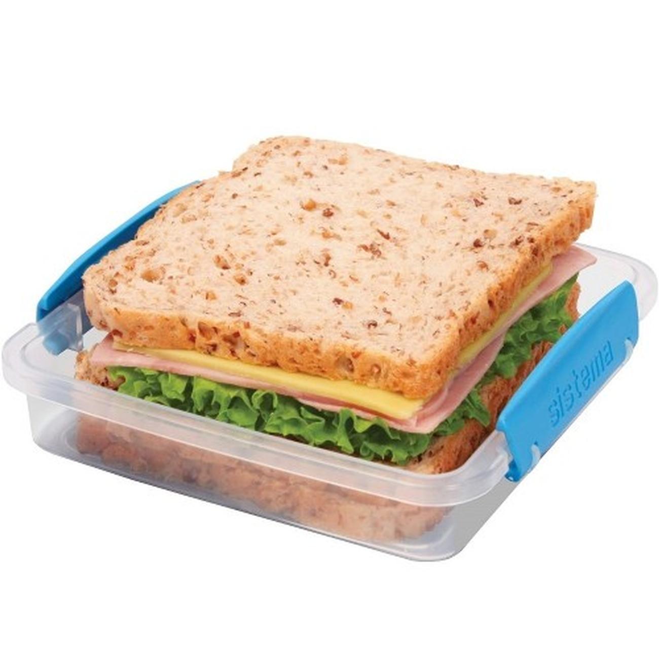 sistema-sandwich-box-to-go-450ml - Sistema Sandwich Box To Go 450ml
