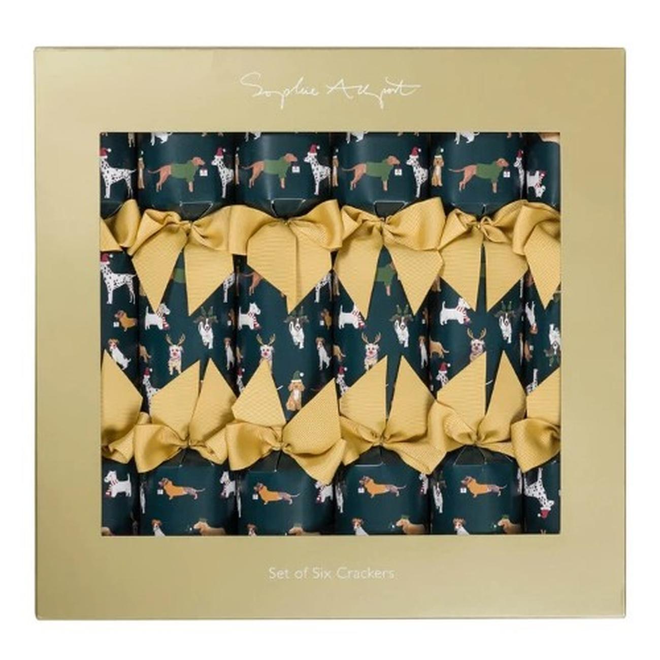 sap-night-owl-crackers-set-6 - Sophie Allport Christmas Dogs Crackers Set of 6