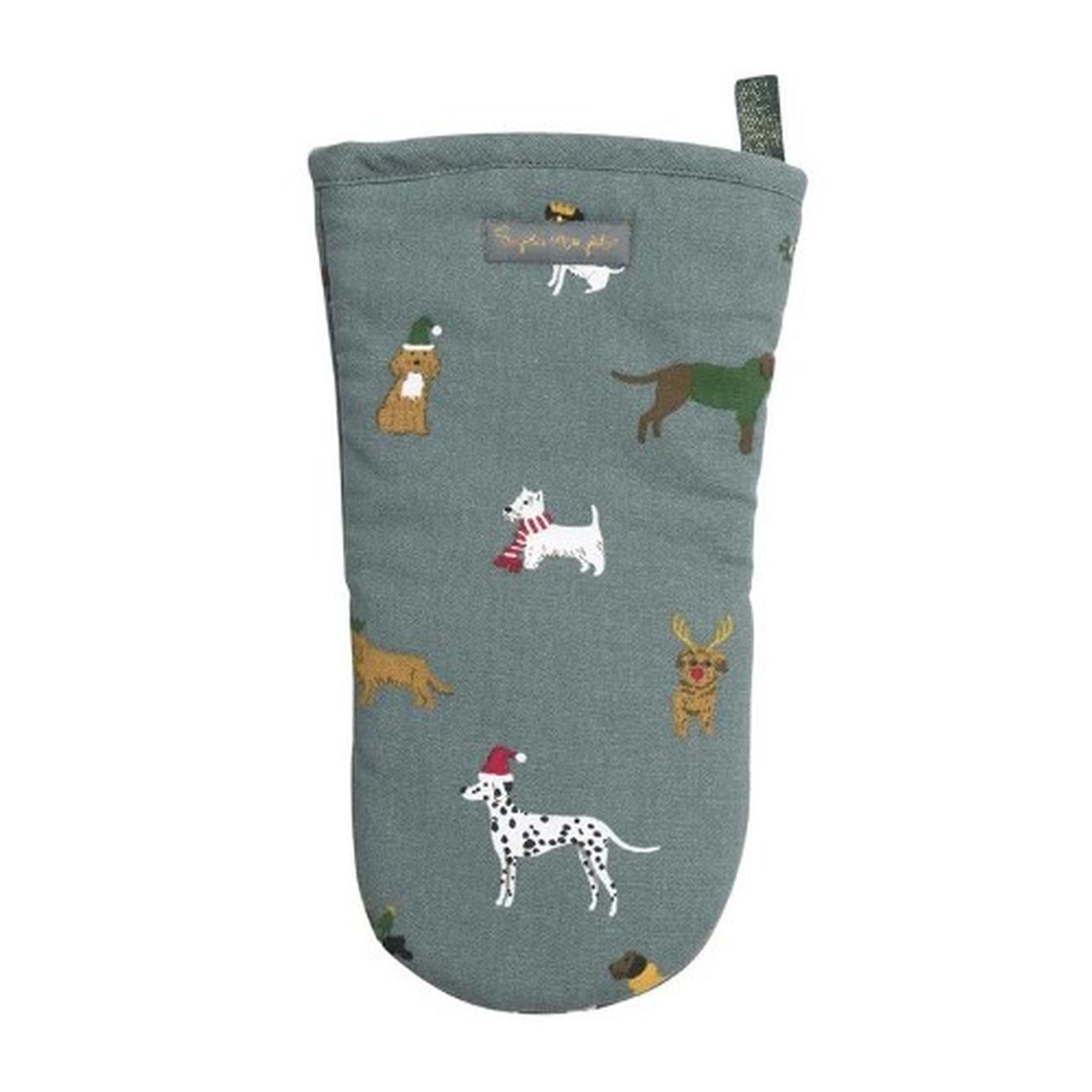 Sophie-Allport-Christmas-dogs-oven-mitt-festive-linens - Sophie Allport Christmas Dogs Oven Mitt