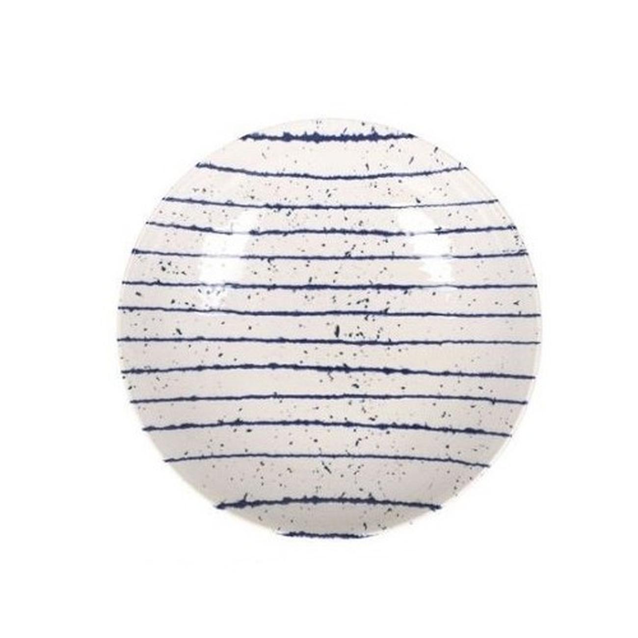 monaco-arago-brillo-deep-bowl-21cm - Monaco Arago Blue Soup Plate 21cm
