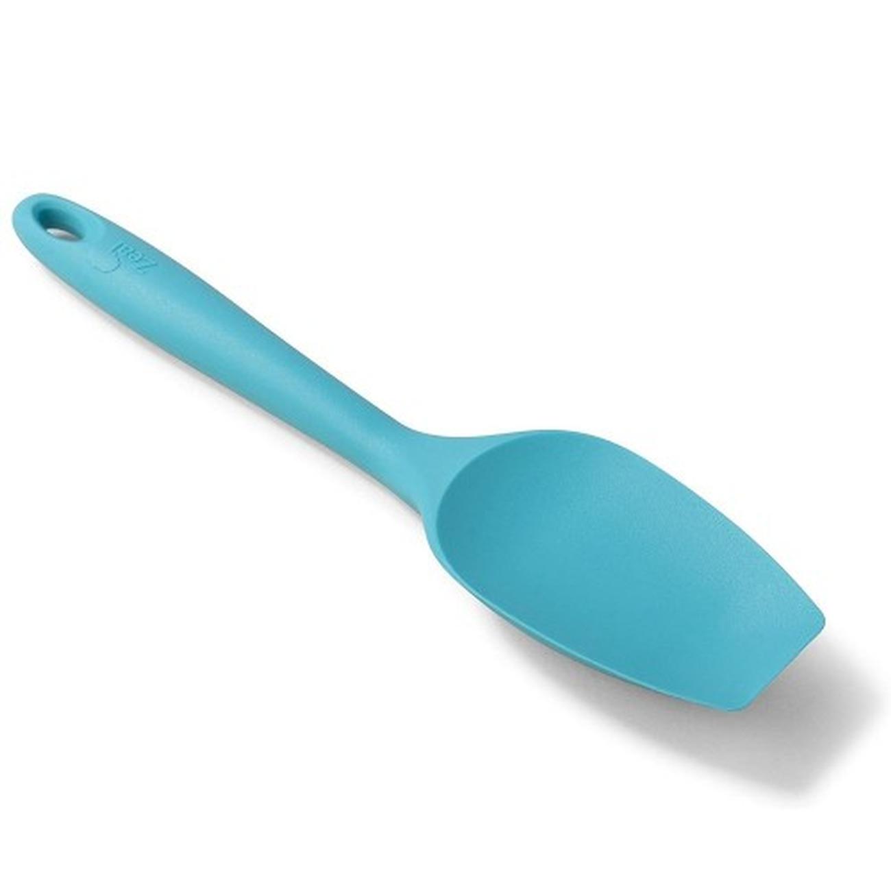 Zeal Silicone Spatula Spoon Large Aqua Blue