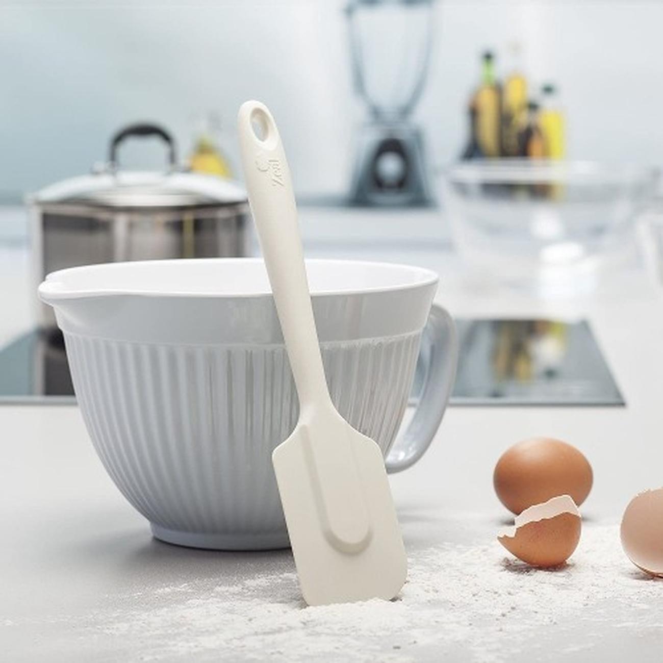zeal-silicone-non-stick-spatula-large-cream - Zeal Silicone Spatula Large Cream