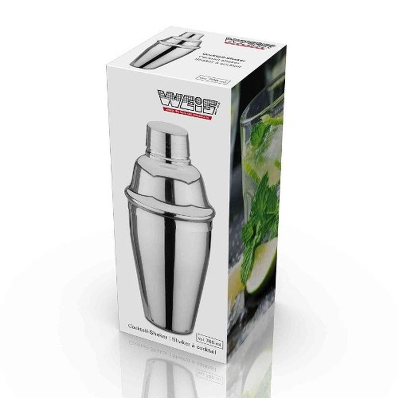 weis-stainless-steel-cocktail-shaker-700ml - Cocktail Shaker Stainless Steel 700ml