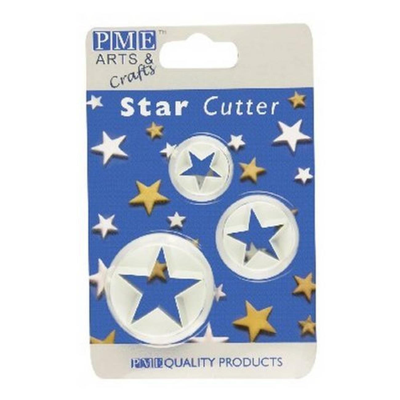 PME-star-cutter-3pc-S-M-L - PME Star Cutters Set of 3
