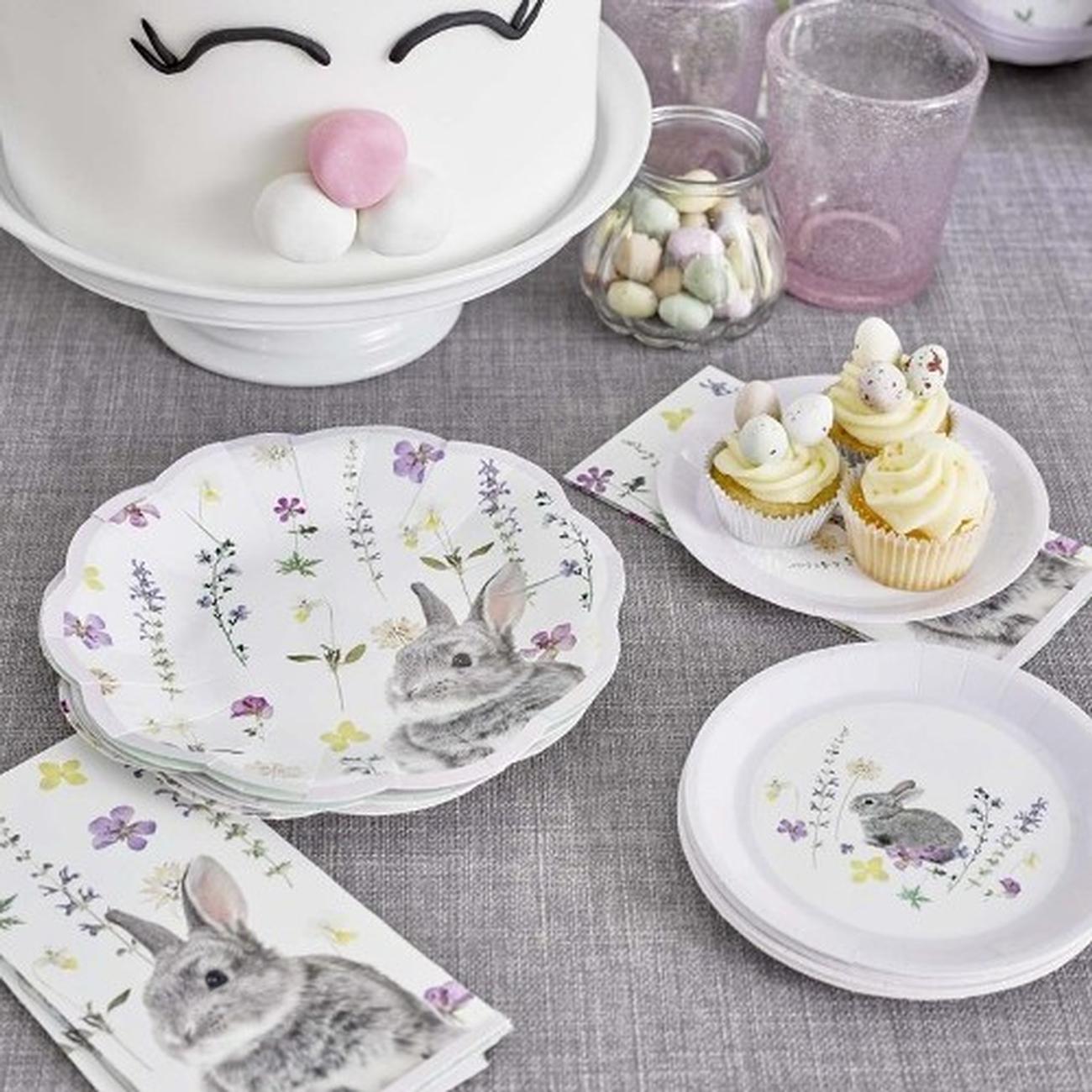 talking-tables-truly-bunny-canape-plates - Talking Tables Truly Bunny Canape Plates