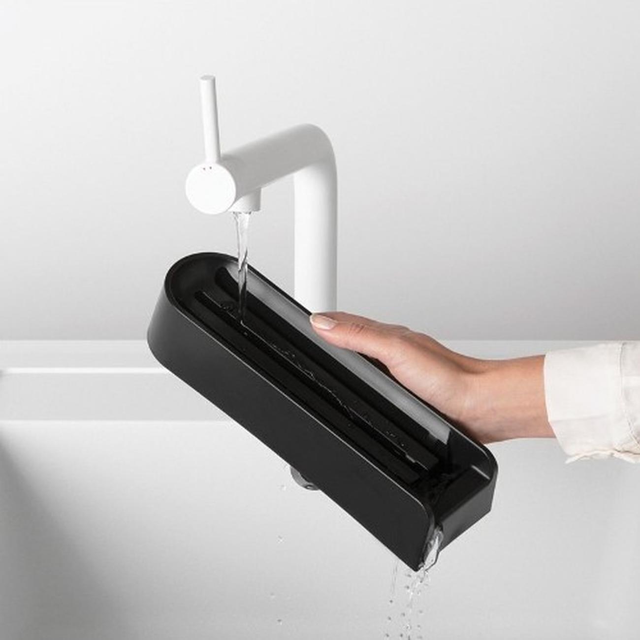 brabantia-tasty-drawer-knife-block-plus-knives-dark-grey - Brabantia TASTY Drawer Knife Block & Knives Dark Grey