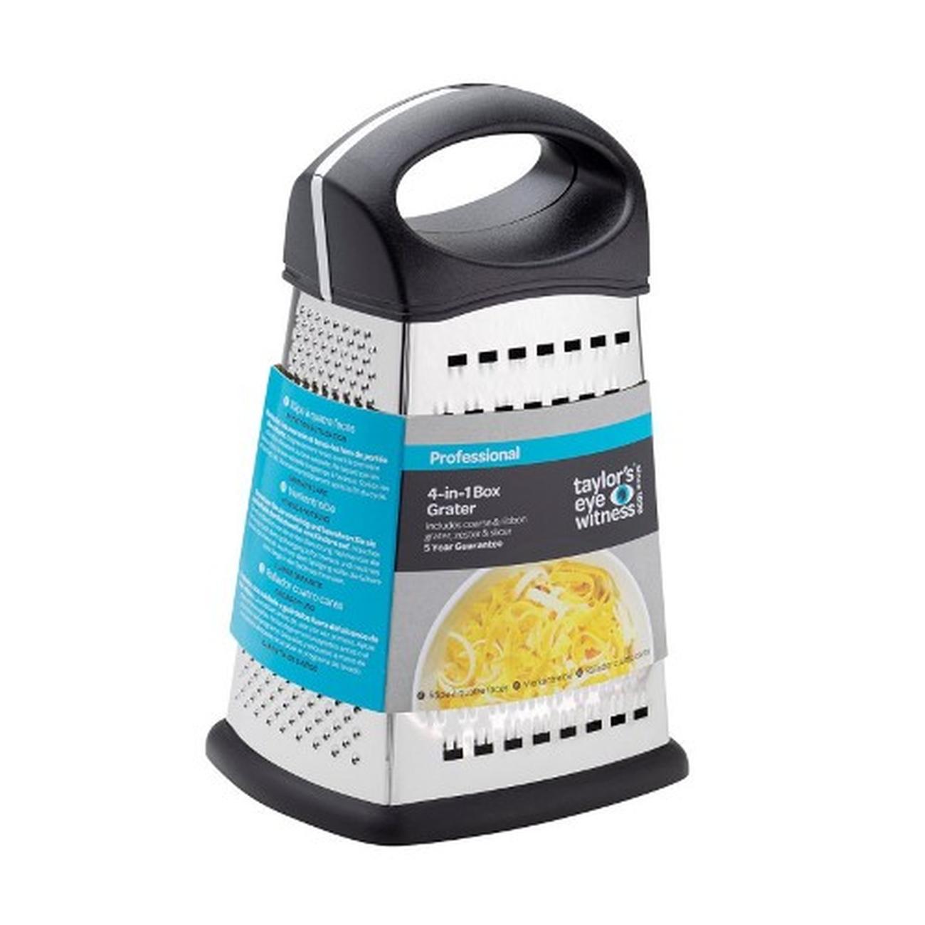 taylors-eye-witness-4-sided-box-grater - Taylor's Eye Witness 4-in-1 Box Grater