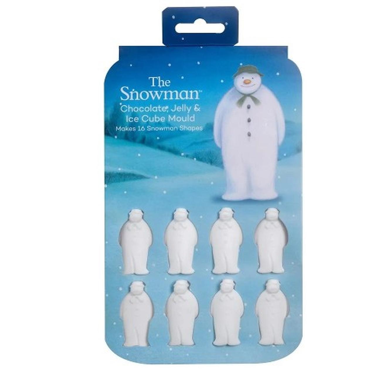 the-snowman-Christmas-silicone-ice-cube-mold - The Snowman Chocolate, Jelly & Ice Cube Mould