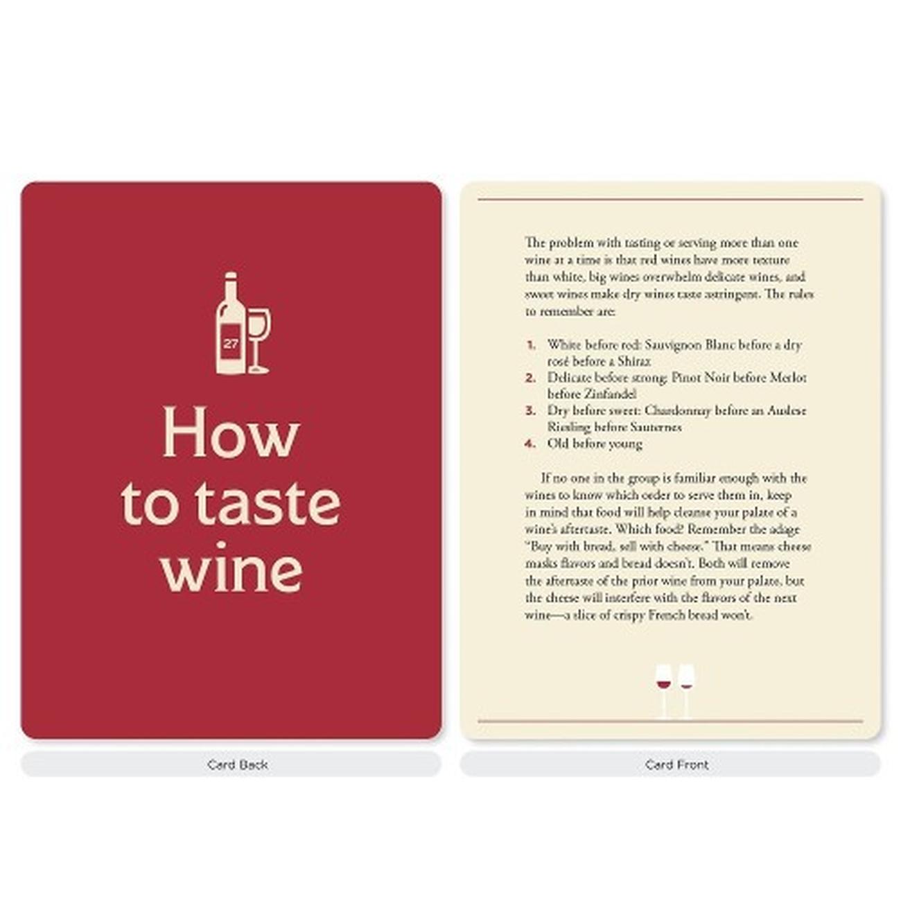 The Wine Lover's Card Deck by Wes Marshall