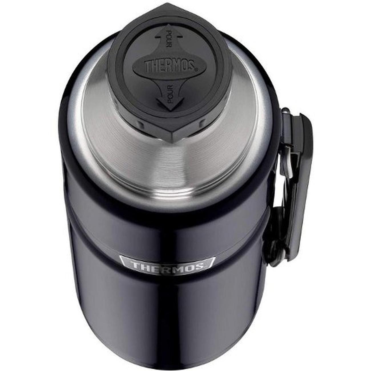 Thermos 40oz Stainless King Beverage Bottle - Midnight Blue