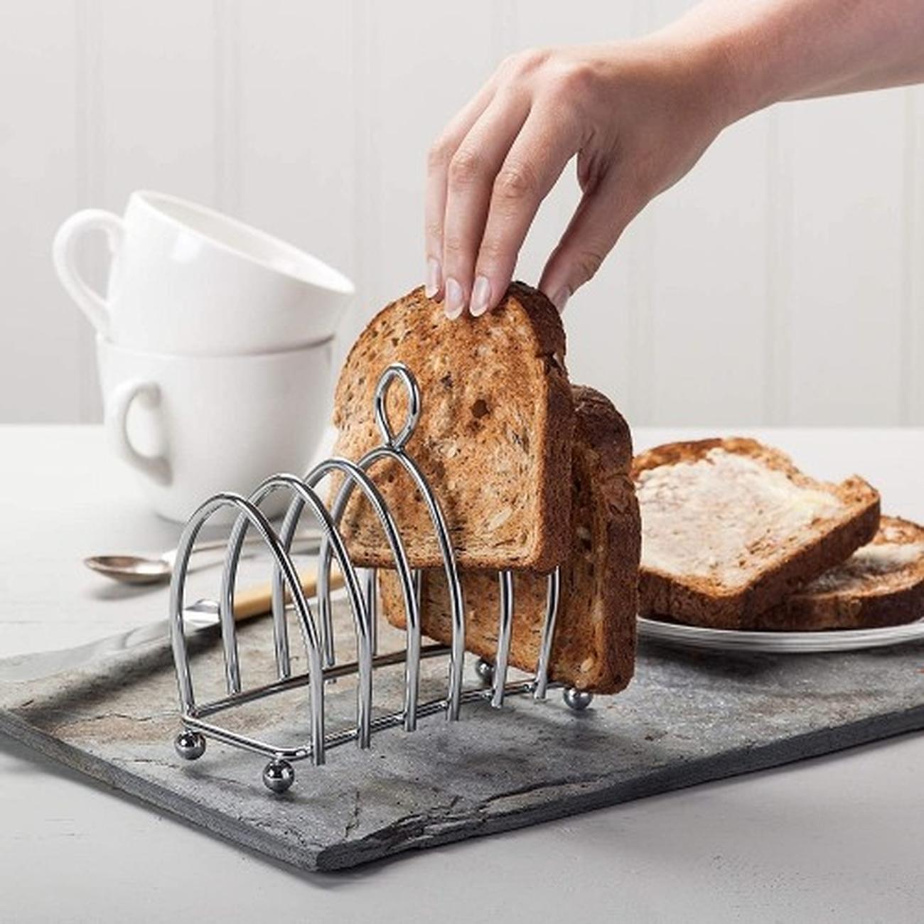 Kilo Chrome 6 Slice Toast Rack