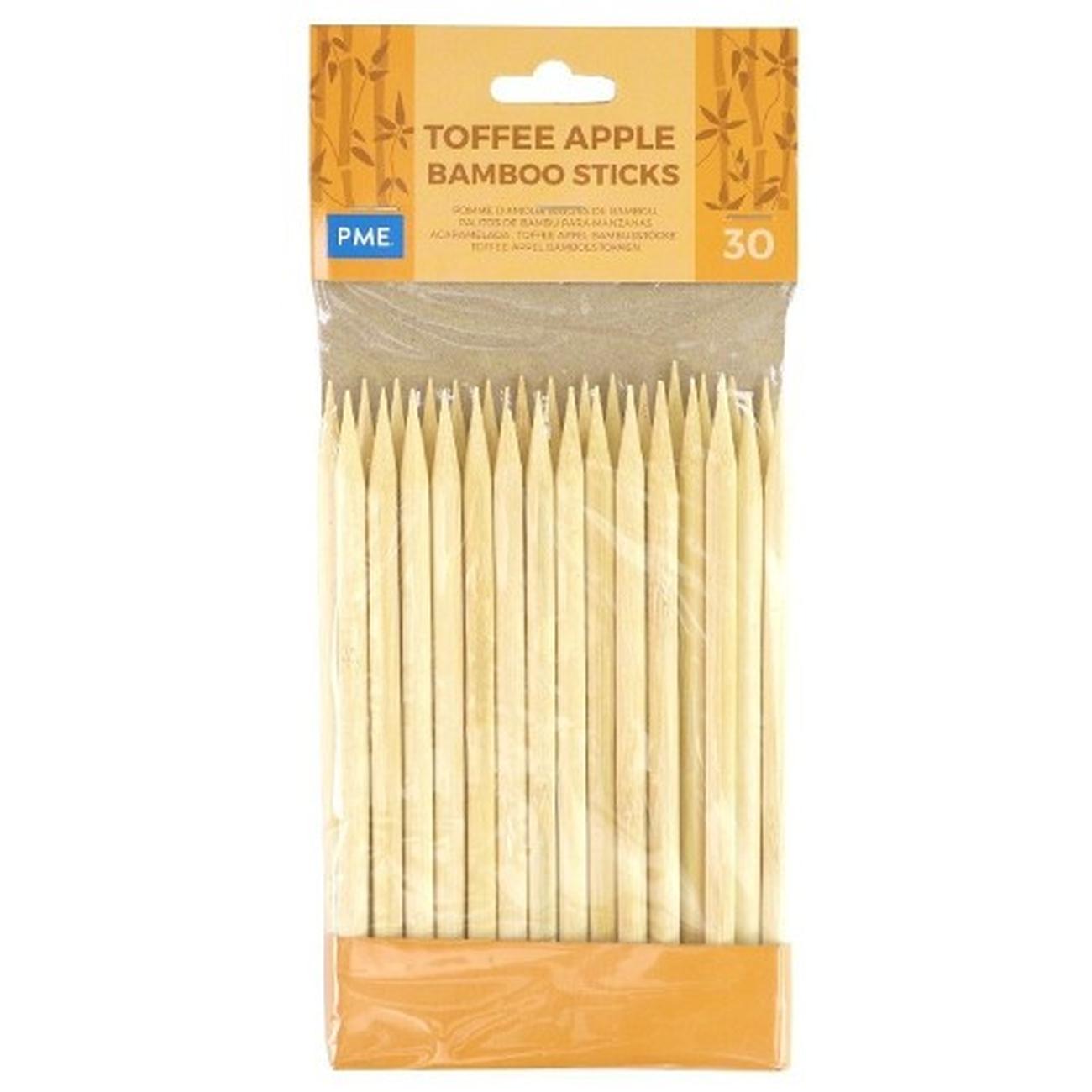 pme-toffee-apple-bamboo-sticks-30pc - PME Toffee Apple Bamboo Sticks 30pk