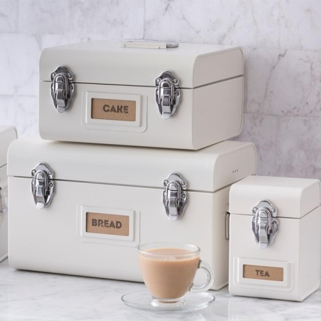 Typhoon Stowaway Cream Bread Bin 8.5L