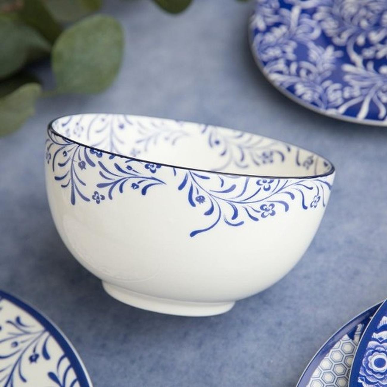 V&A The Cole Collection Floral Cereal Bowl 13cm