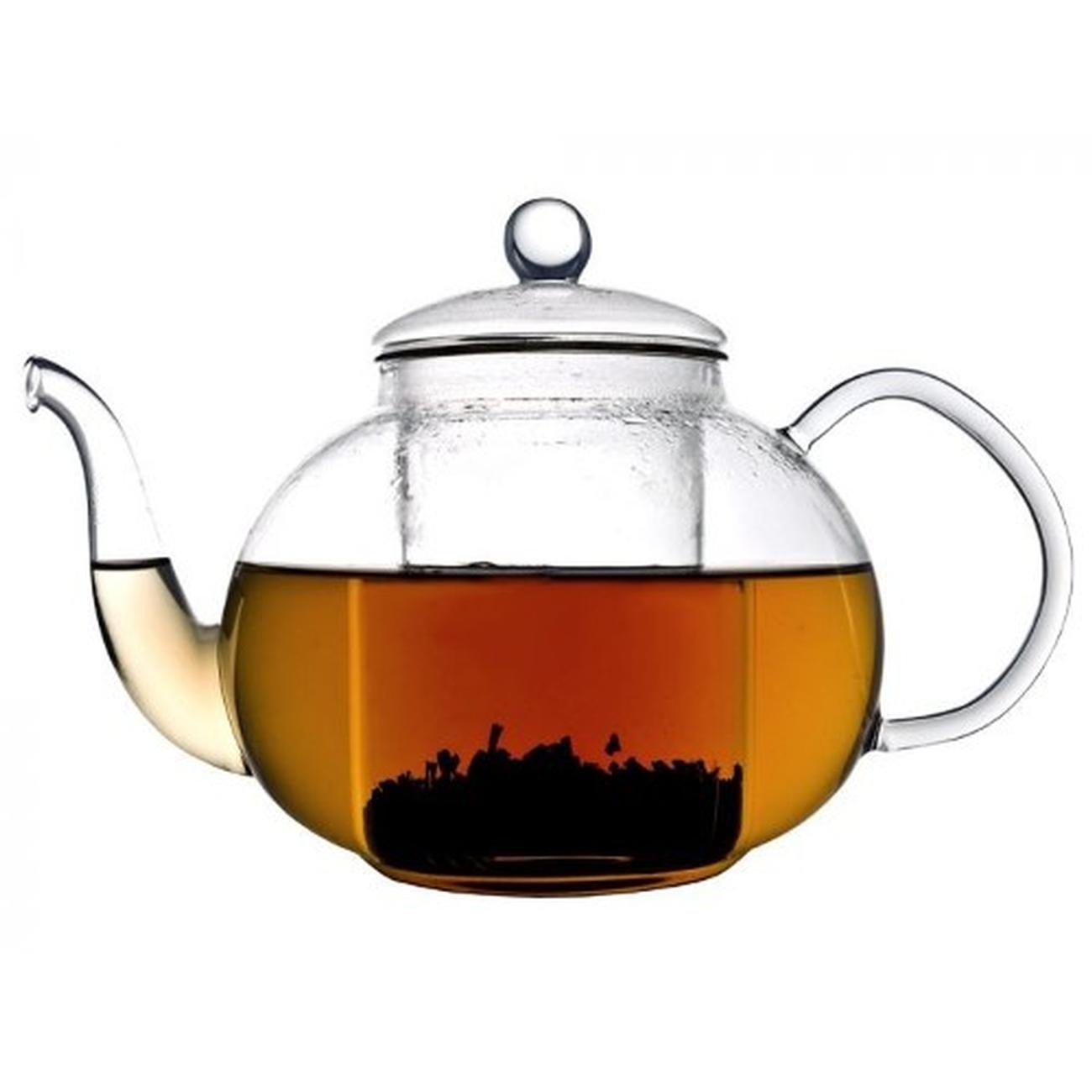 bredemeijer-verona-single-walled-glass-teapot-1L - Bredemeijer Verona Glass Teapot 1L