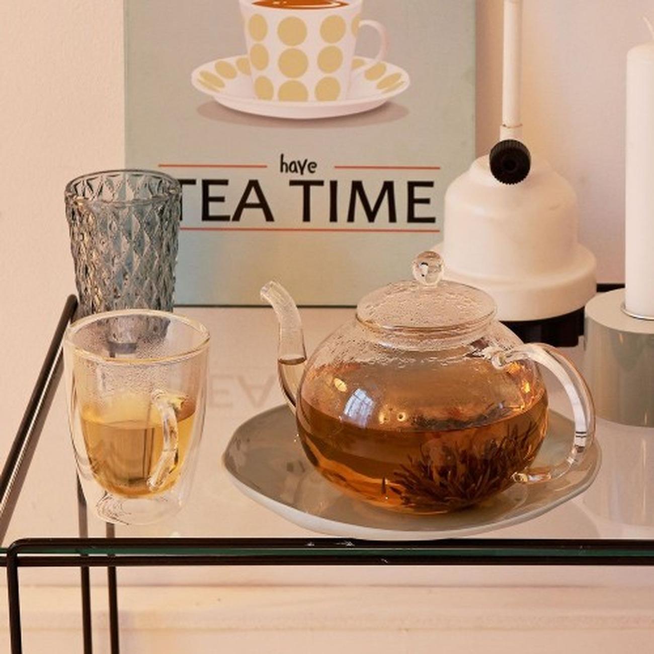 bredemeijer-verona-single-walled-glass-teapot-1L - Bredemeijer Verona Glass Teapot 1L